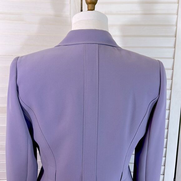 Tahari Blazer Jacket Size 10P 10 Petite Lavender - Picture 10 of 14